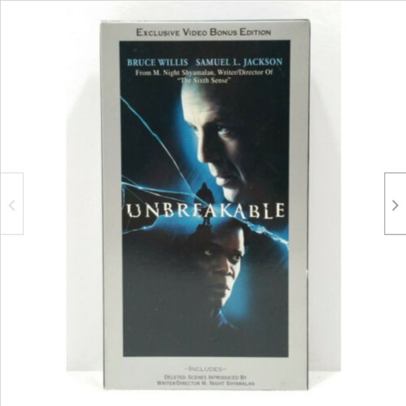 Unbreakable (VHS, 2001, Bonus Edition) 4724E1M - Picture 1 of 10